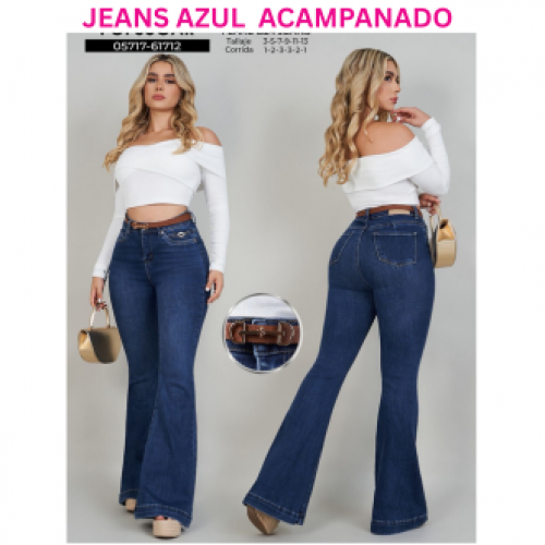 JEANS ACAMPANADO AZUL TALLA 7