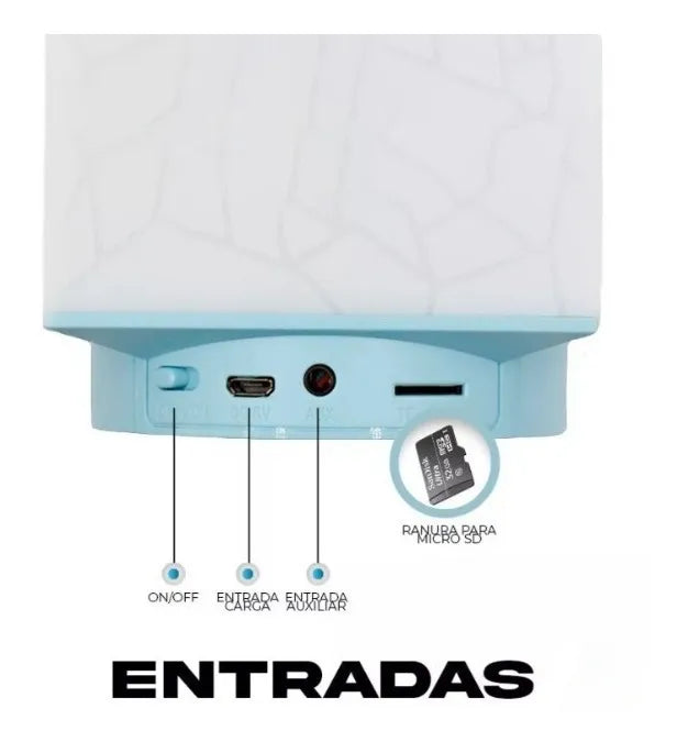 LAMPARA, PARLANTE TOUCH 23166-14