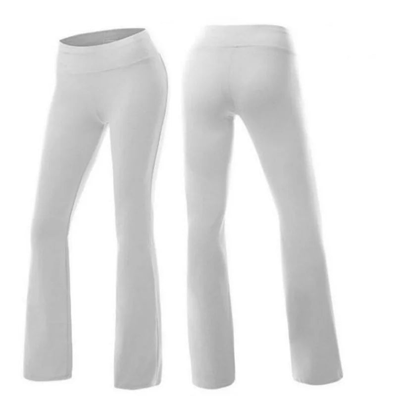 LICRA PANTALON CON CAMPANA BLANCO XS-S