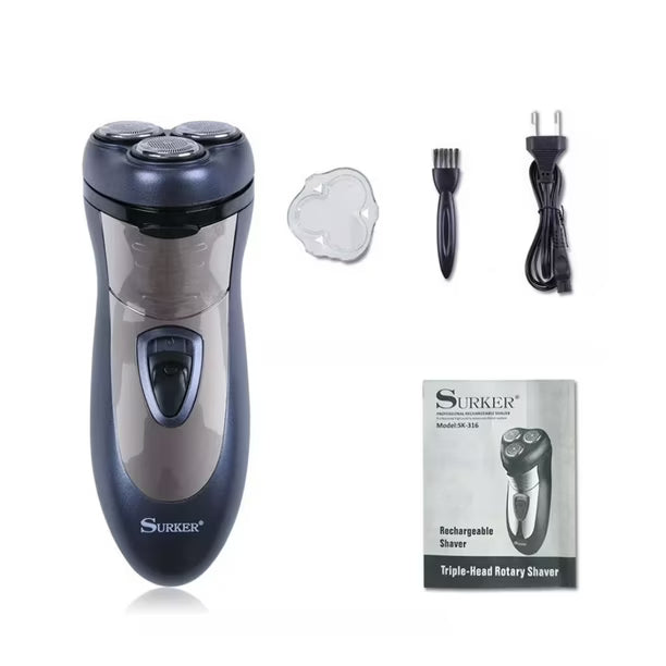 AFEITADORA 3 CABEZALES RECARGABLE USB